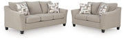 Willarae Taupe Sofa and Loveseat - 59803U1