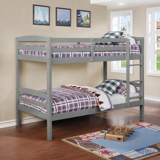 Willow - Gray T/T Bunkbed - B818-Bunkbed