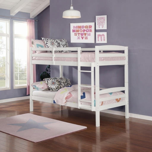 Willow - White T/T Bunkbed - B819-Bunkbed