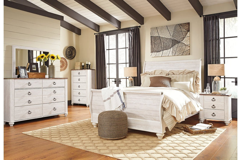 Willowton Two - tone Chest of Drawers - Lara FurnitureChest