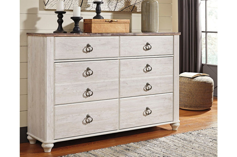 Willowton Two - tone Dresser - Lara FurnitureDresser