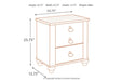 Willowton Two - tone Nightstand - Gate FurnitureNightstand