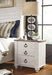 Willowton Two - tone Nightstand - Gate FurnitureNightstand