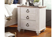 Willowton Two - tone Nightstand - Lara FurnitureNightstand