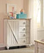 Willowton Whitewash Dressing Chest - Gate FurnitureChest