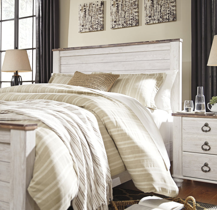 Willowton Whitewash Panel Bedroom Set - Gate FurnitureBedroom Set