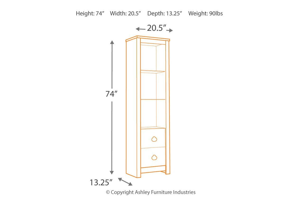 Willowton Whitewash Pier - Gate FurnitureEntertainment Center