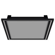 Windrose 28 x 67 Inch Tempered LED Standing Mirror Black - 960962