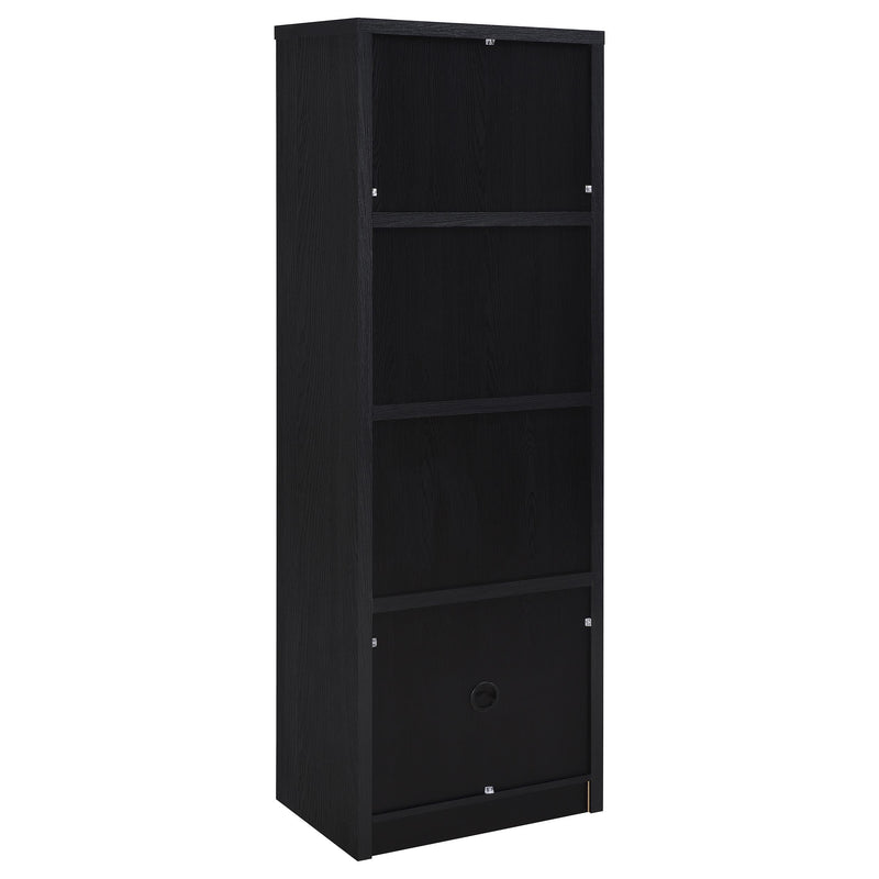 Winfield 3-piece Entertainment Center 78-inch TV Stand Black - 706223-SET