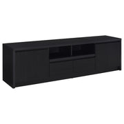 Winfield 3-piece Entertainment Center 78-inch TV Stand Black - 706223-SET
