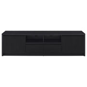 Winfield 3-piece Entertainment Center 78-inch TV Stand Black - 706223-SET