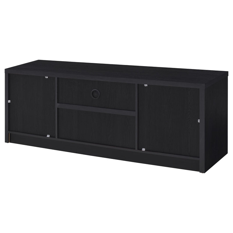 Winfield 60-inch 2-door TV Stand Media Console Black - 706222