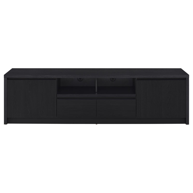 Winfield 78-inch 2-door TV Stand Media Console Black - 706223