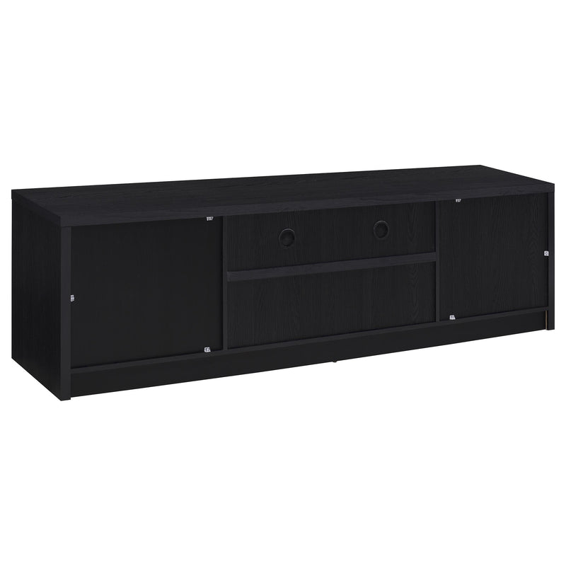 Winfield 78-inch 2-door TV Stand Media Console Black - 706223