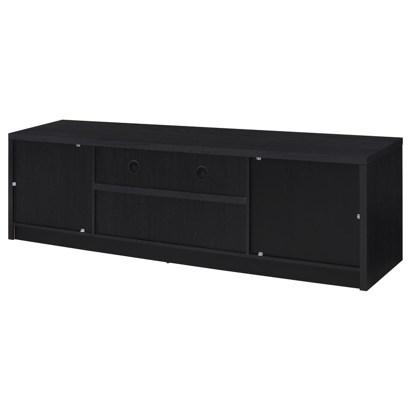 Winfield 78-inch 2-door TV Stand Media Console Black - 706223