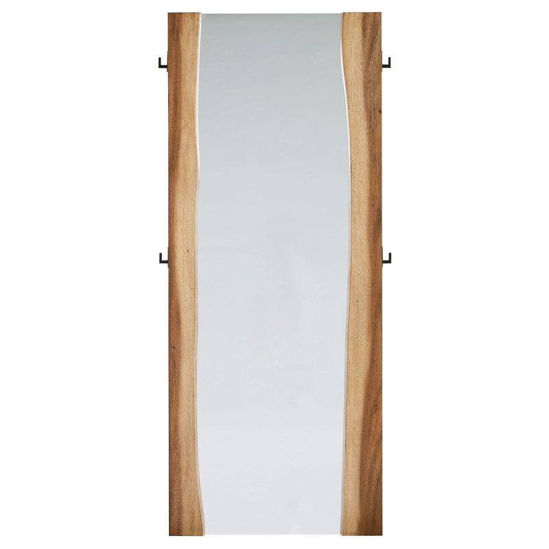 Winslow 31 x 76 Inch Standing Floor Mirror Smokey Walnut - 223256