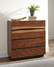 Winslow 4-drawer Bedroom Chest Smokey Walnut - 223255