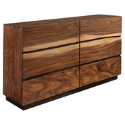 Winslow 4-piece California King Bedroom Set Smokey Walnut - 223250KW-S4
