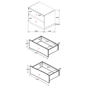 Winslow 5-piece Eastern King Bedroom Set Smokey Walnut - 223250KE-S5