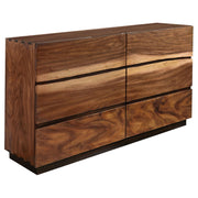 Winslow 6-drawer Dresser Smokey Walnut - 223253