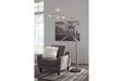 Winter Silver Finish Arc Lamp - Gate FurnitureFloor Lamps