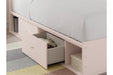 Wistenpine Blush Upholstered Youth One Side Storage Panel Bedroom Set - Gate FurnitureYouth Bedroom Set