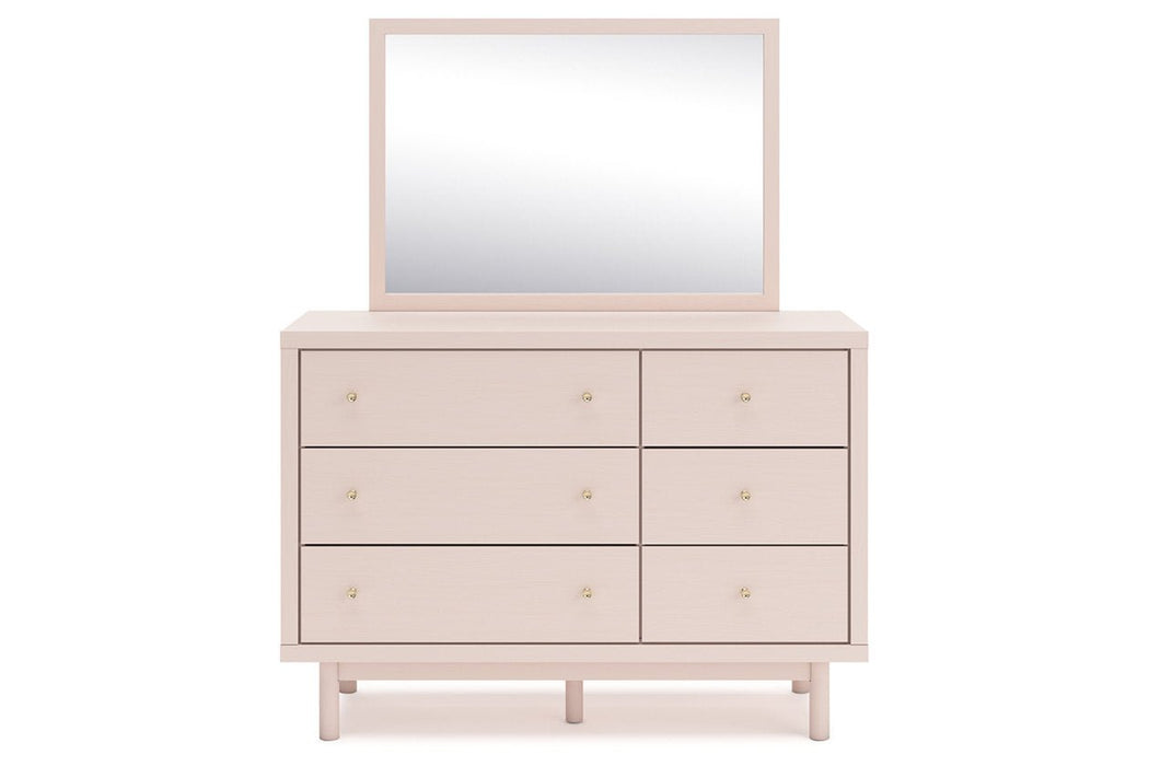 Wistenpine Blush Upholstered Youth One Side Storage Panel Bedroom Set - Gate FurnitureYouth Bedroom Set