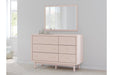 Wistenpine Blush Upholstered Youth Two Side Storage Panel Bedroom Set - Gate FurnitureYouth Bedroom Set