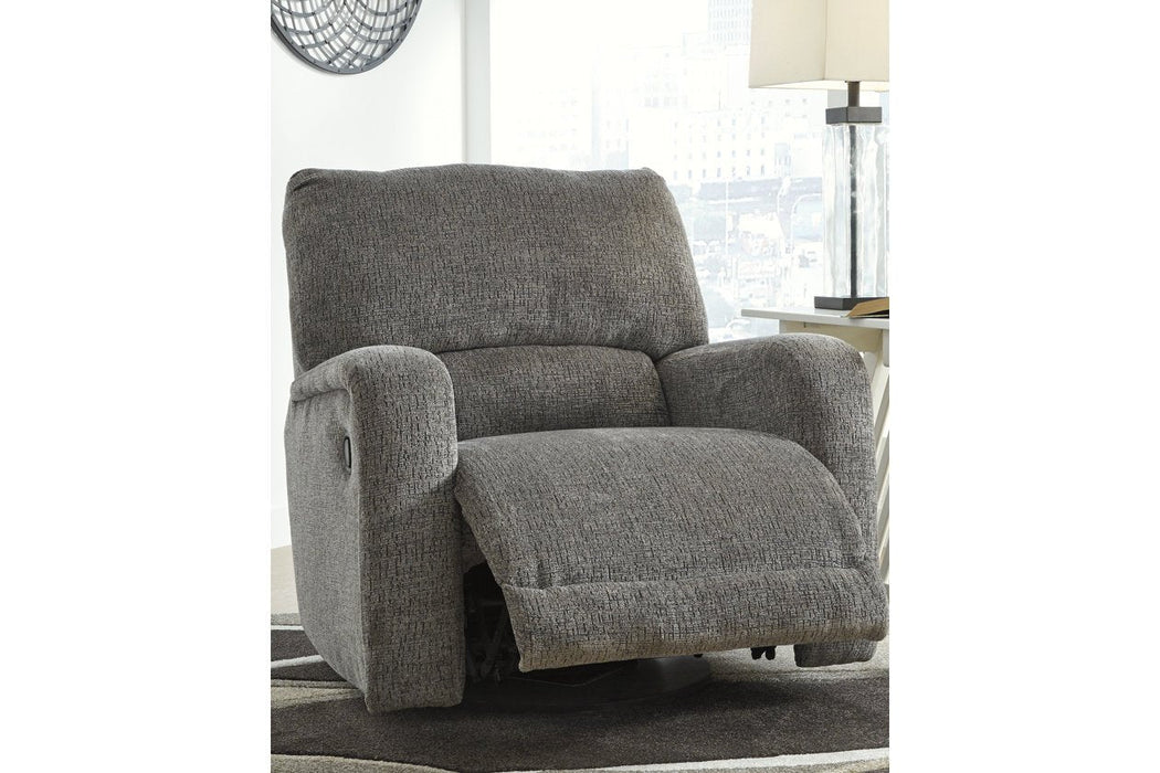 Wittlich Slate Swivel Glider Recliner - Gate FurnitureRecliner