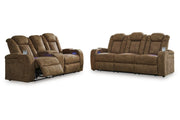 Wolfridge Brindle Power Reclining Living Room Set - Lara FurniturePower Reclining Living Room Set