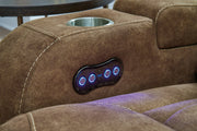 Wolfridge Brindle Power Reclining Living Room Set - Lara FurniturePower Reclining Living Room Set
