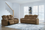 Wolfridge Brindle Power Reclining Living Room Set - Lara FurniturePower Reclining Living Room Set
