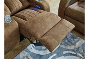 Wolfridge Brindle Power Reclining Living Room Set - Lara FurniturePower Reclining Living Room Set