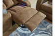 Wolfridge Brindle Power Reclining Living Room Set - Gate FurniturePower Reclining Living Room Set