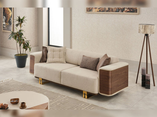 Wolker Convertible Loveseat in Light Brown - 200-SIM-WOL-GIRNE03-2