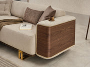 Wolker Convertible Loveseat in Light Brown - 200-SIM-WOL-GIRNE03-2