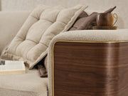 Wolker Convertible Loveseat in Light Brown - 200-SIM-WOL-GIRNE03-2