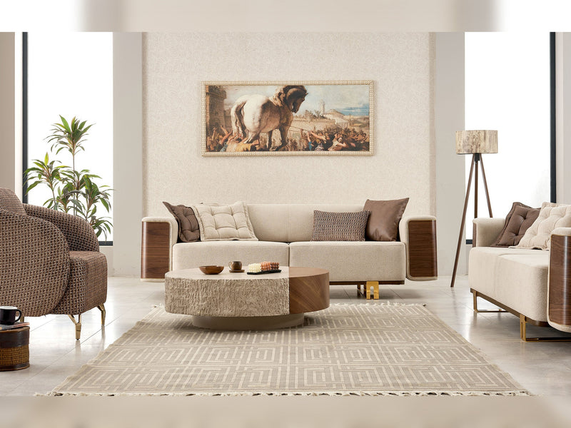 Wolker Convertible Loveseat in Light Brown - 200-SIM-WOL-GIRNE03-2