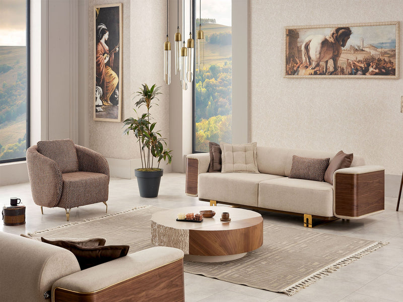 Wolker Convertible Loveseat in Light Brown - 200-SIM-WOL-GIRNE03-2