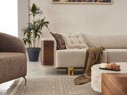 Wolker Convertible Sofa in Light Brown - 200-SIM-WOL-GIRNE03-3