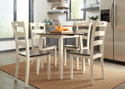 Woodanville Cream/Brown Dining Chair (Set of 2) - D335-01X2