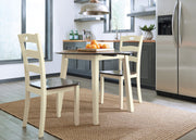 Woodanville Cream/Brown 3 - Piece Drop Leaf Dining Set - Lara FurnitureDining Room Set