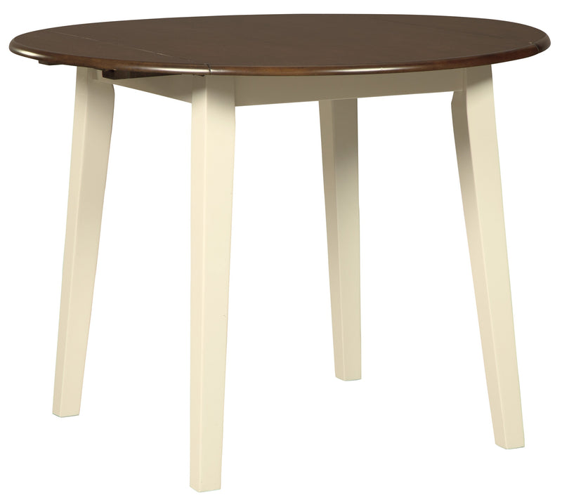 Woodanville Cream/Brown 3 - Piece Drop Leaf Dining Set - Lara FurnitureDining Room Set