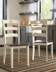 Woodanville Cream/Brown 3 - Piece Drop Leaf Dining Set - Lara FurnitureDining Room Set
