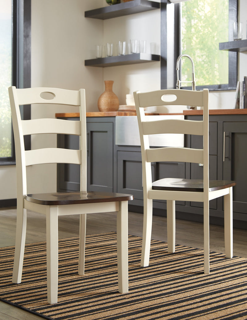 Woodanville Cream/Brown 3 - Piece Drop Leaf Dining Set - Lara FurnitureDining Room Set