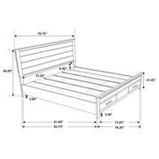 Woodmont 4-piece Eastern King Bedroom Set Golden Brown - 222631KE-S4