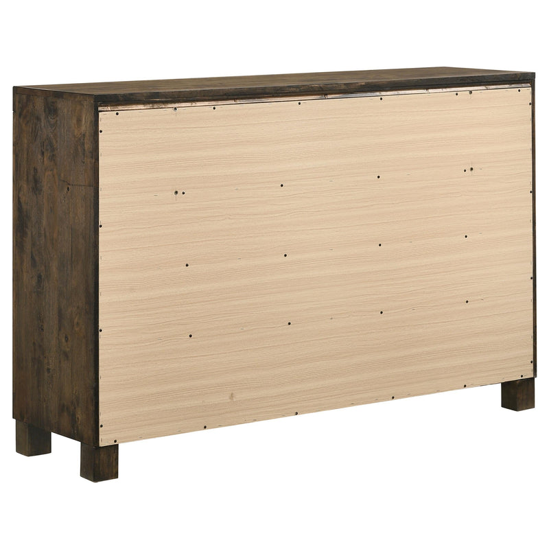 Woodmont 8-drawer Dresser Rustic Golden Brown - 222633