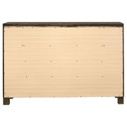 Woodmont 8-drawer Dresser Rustic Golden Brown - 222633