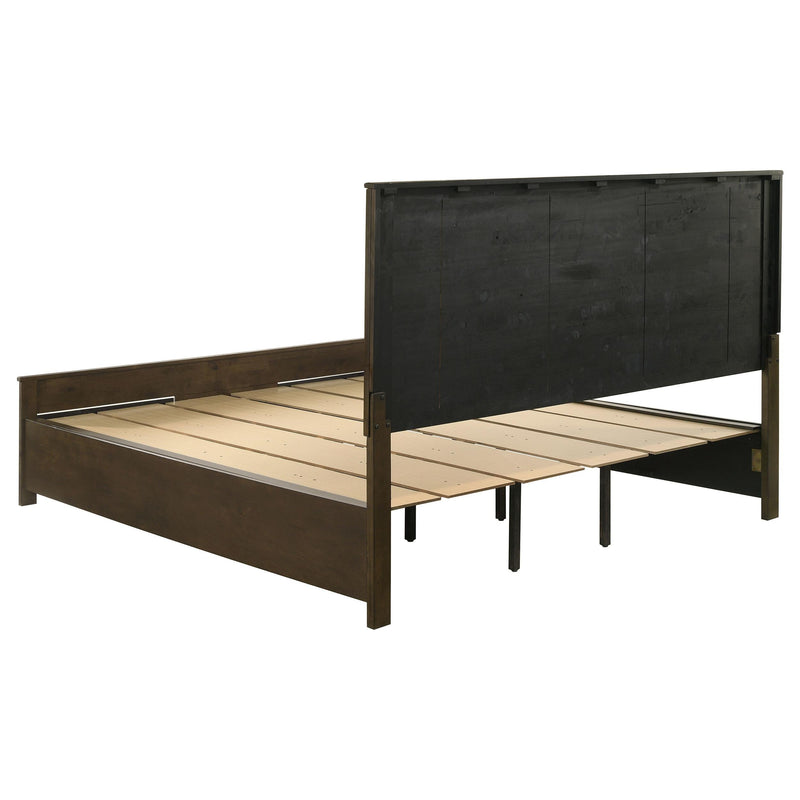 Woodmont California King Storage Bed Rustic Golden Brown - 222631KW