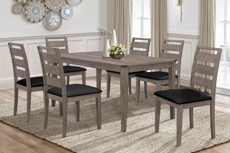 Woodrow Weathered Dining Set - Lara FurnitureDining Room Set